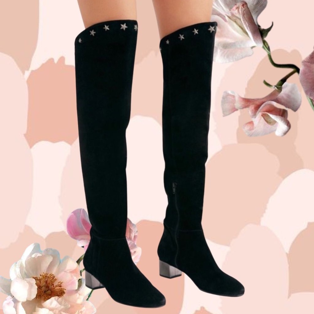 Free People Better Days Over The Knee Suede Boot